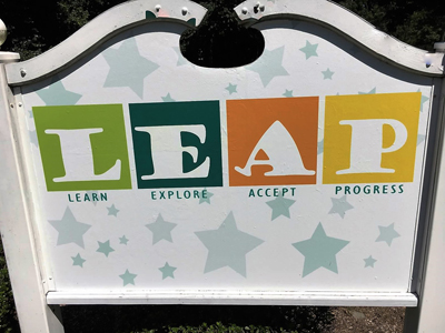 LEAP sign